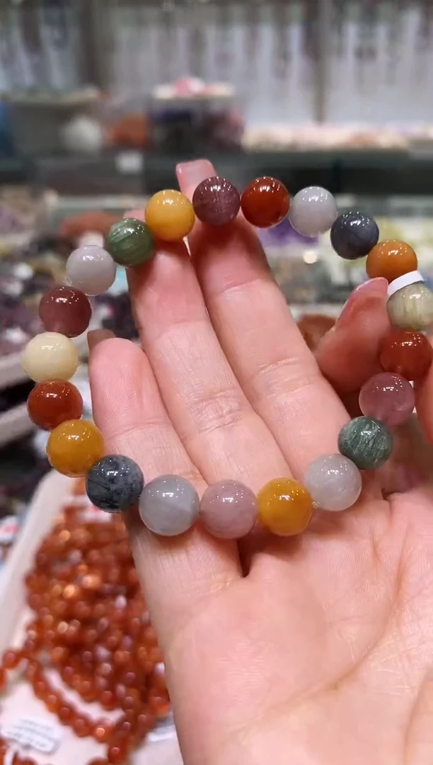 未镶嵌手链水晶多样性发其一兔毛8.5+