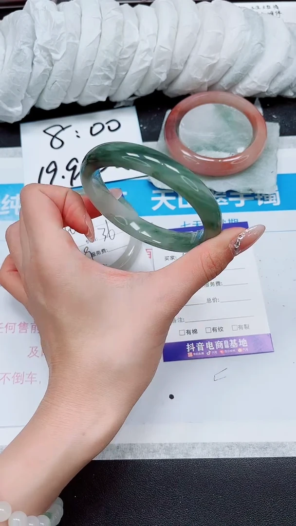 【闪购商品】石英质玉手镯未镶嵌A147-62/63