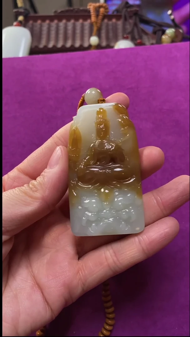 颈饰未镶嵌和田玉和田玉吊坠