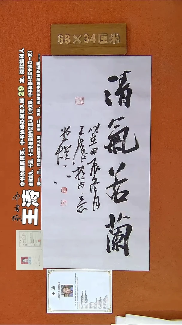 【闪购商品】书法132E王涛书法作品