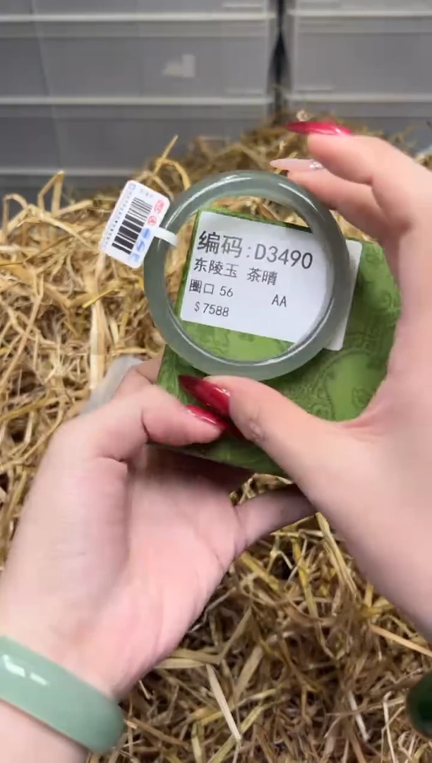 未镶嵌手镯石英质玉D3490