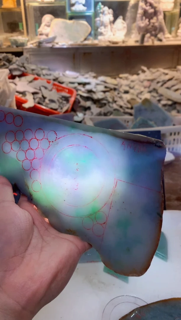 裸石翡翠0朗0翡翠珠宝39