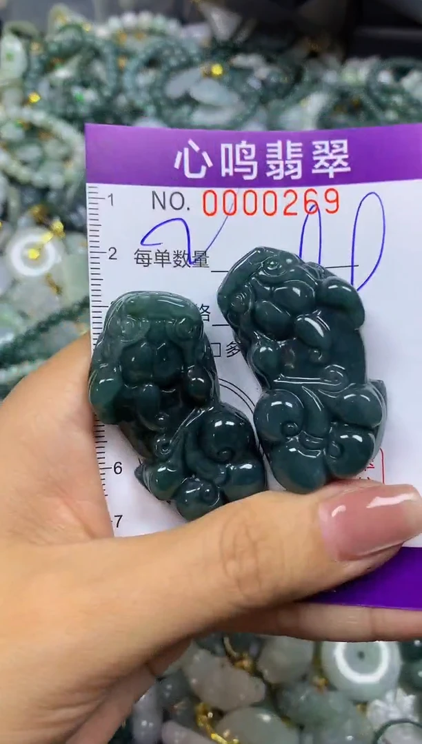 翡翠未镶嵌颈饰闪购00269