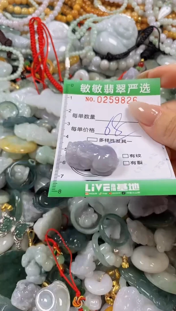翡翠未镶嵌颈饰闪购0259826多样性发其一