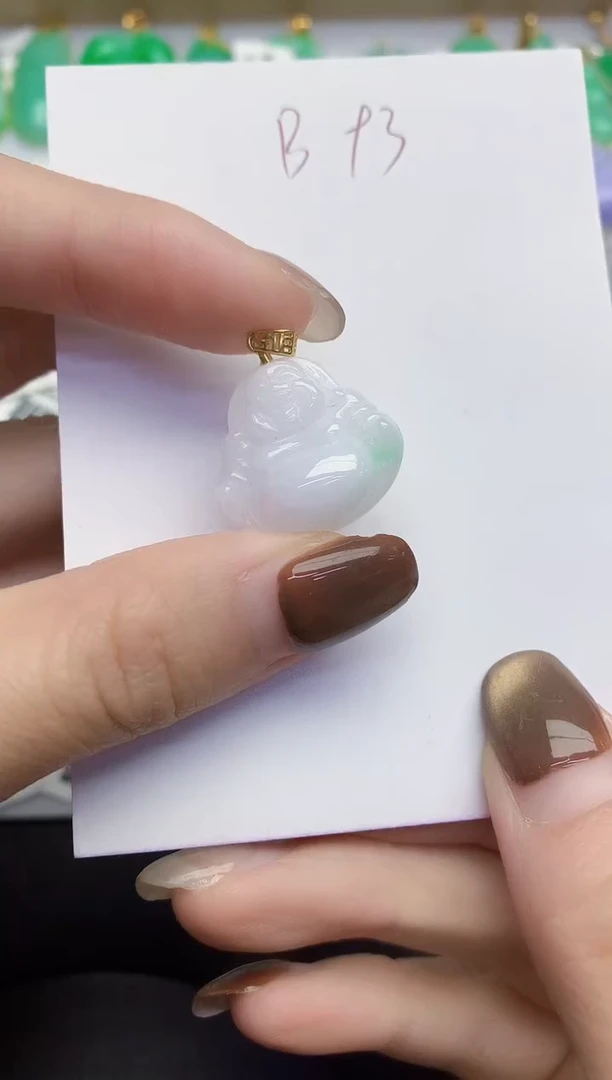 颈饰未镶嵌翡翠缅甸天然翡翠A货