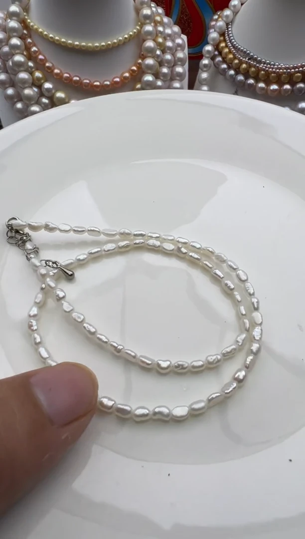 淡水珍珠未镶嵌颈饰1