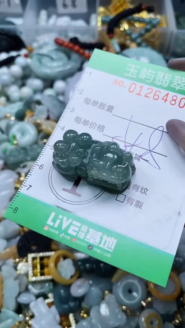 翡翠未镶嵌颈饰闪购0126480