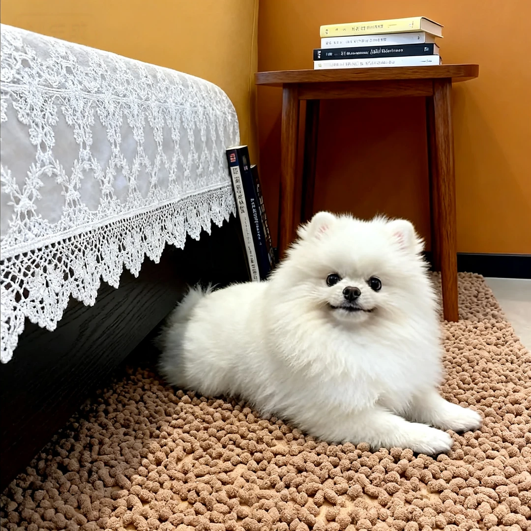 博美幼犬迷你犬黄家养精品圆脸超小犬小白球形狗幼崽活体黄色活物