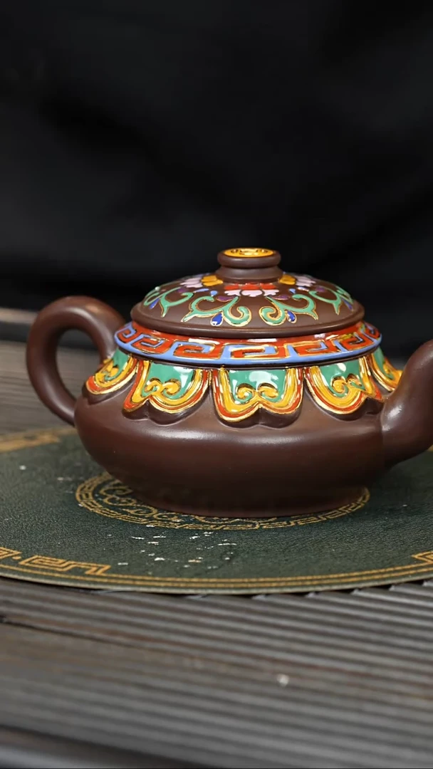 【闪购商品】紫砂茶壶BYM 珐琅彩