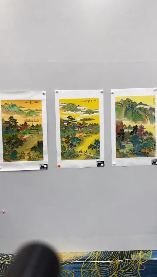 国画王晓彬老师2.7平尺山水作品