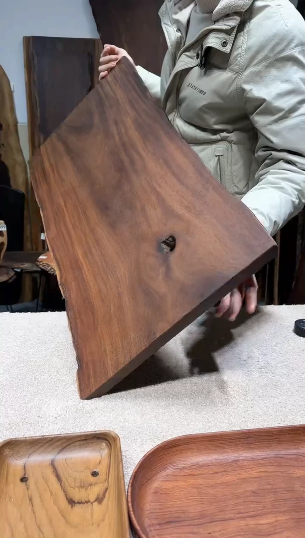 【闪购商品】风车木（黑檀木）尺寸95*43*2.5编号355