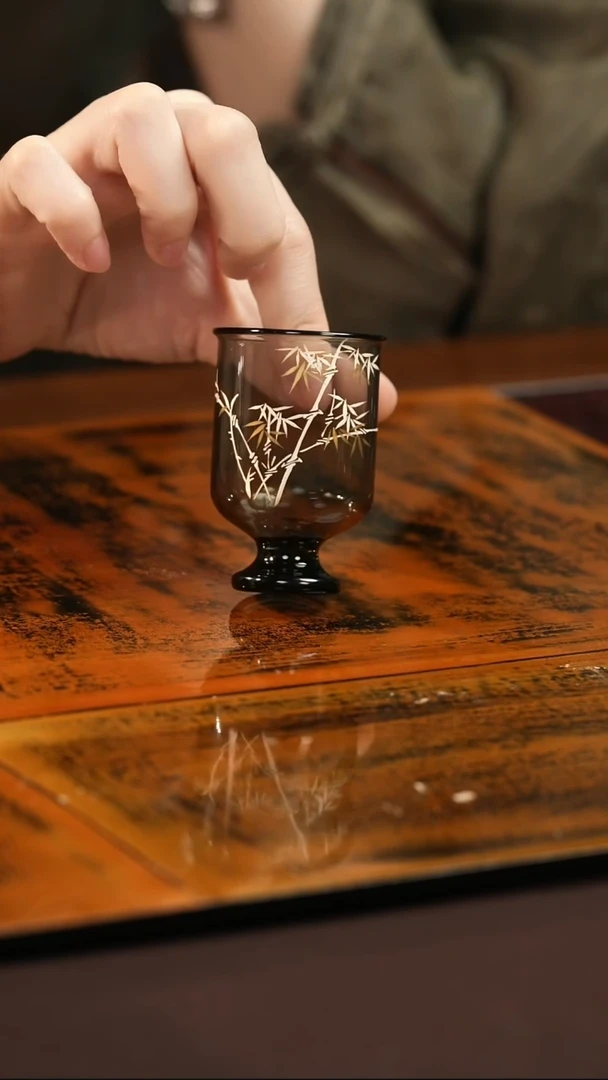 【见珊】专属物肆专属银竹高脚杯