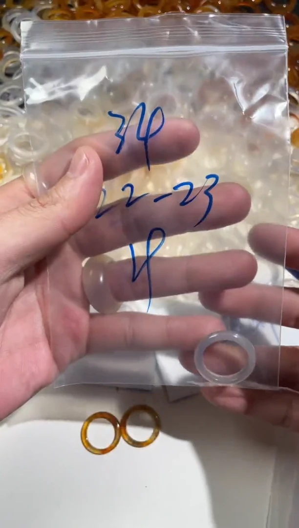 【闪购商品】玛瑙/玉髓戒指未镶嵌34