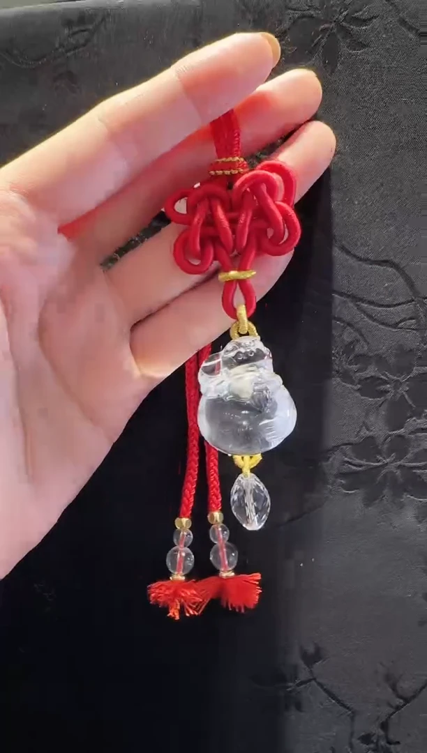 未镶嵌手串水晶财神款