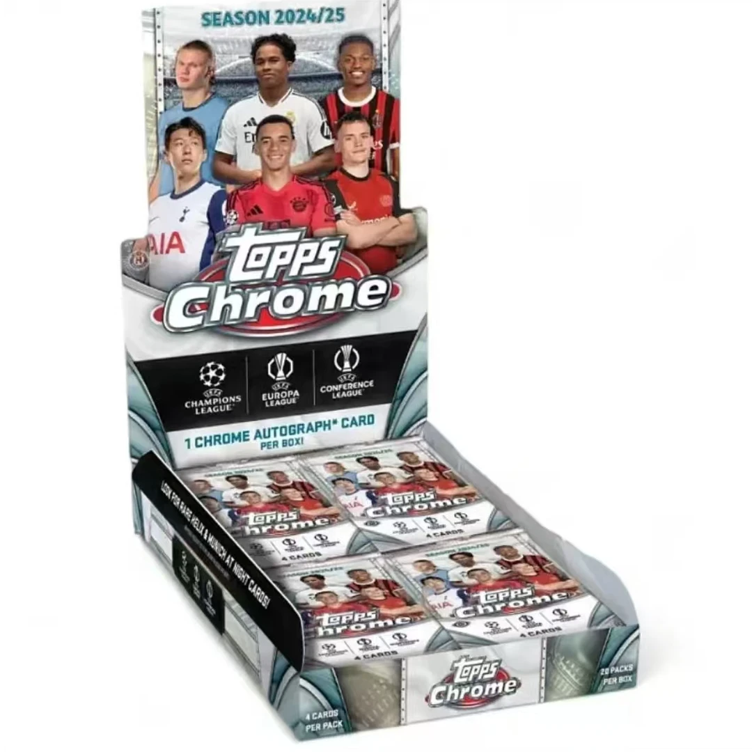 2024-25 Topps Chrome 欧战 hobby 球星卡盲盒 （下单即同意代拆）