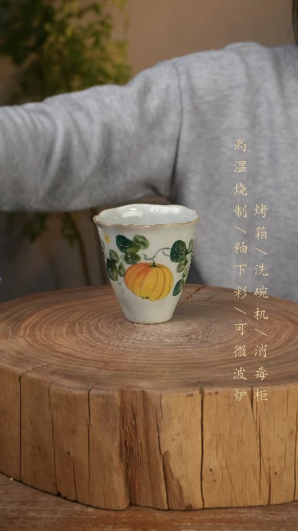 碗瓷景德镇手工手绘高温瓷釉下彩