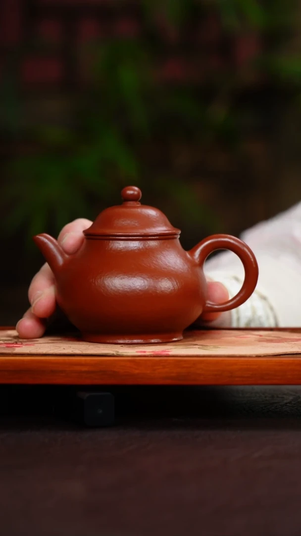 茶壶紫砂潘壶 大红袍