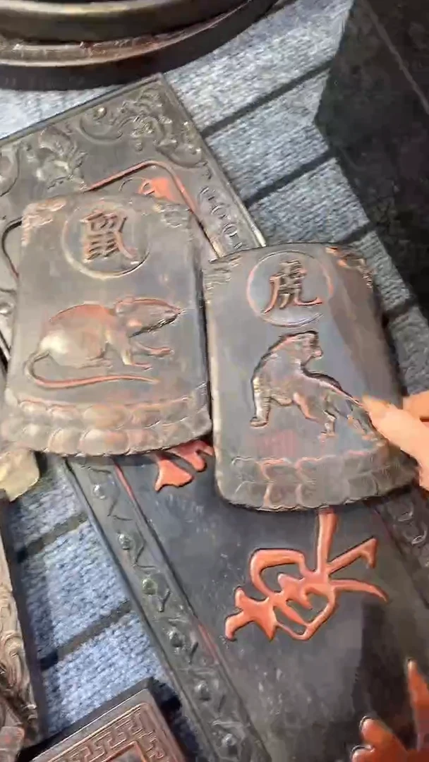 木一**书紫檀雕刻一物一拍