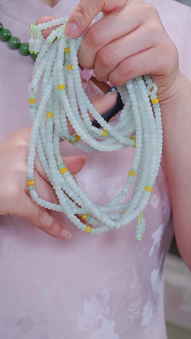 翡翠未镶嵌颈饰5【】多样性发一