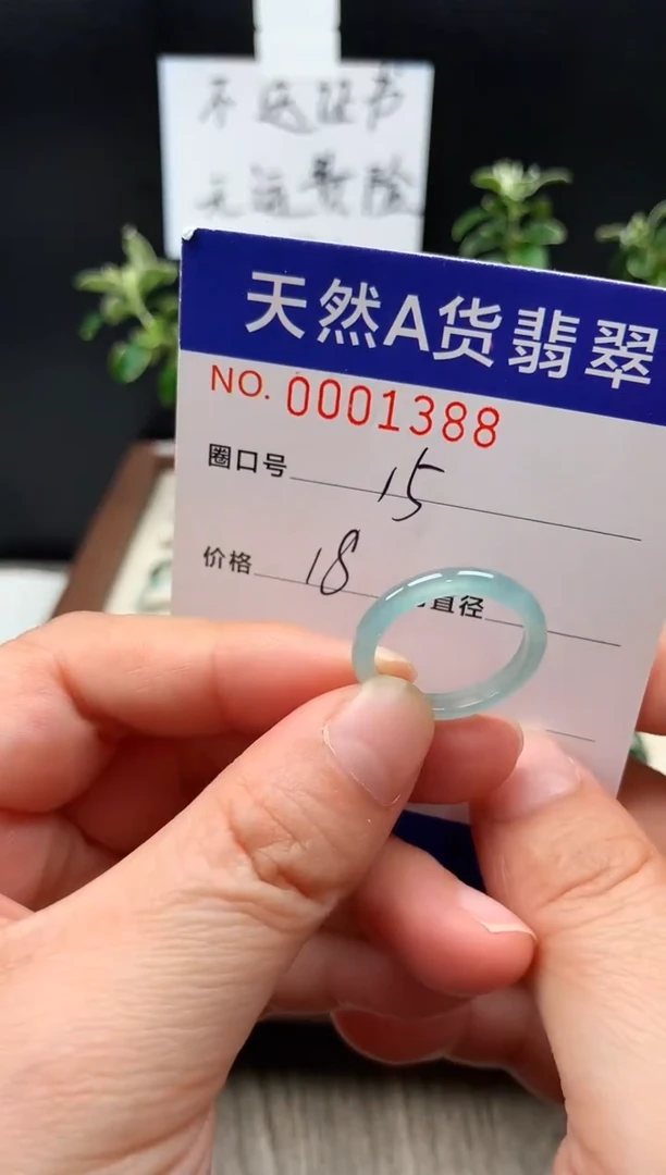 未镶嵌戒指翡翠15#
