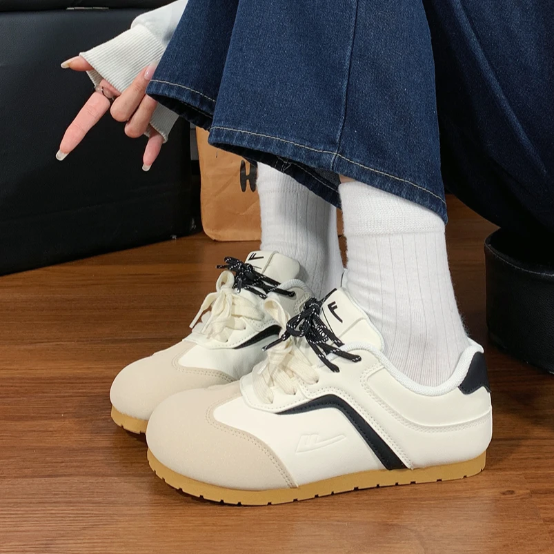 回力平底德训鞋女2025新款今年流行百搭chic运动板鞋球鞋女鞋超火