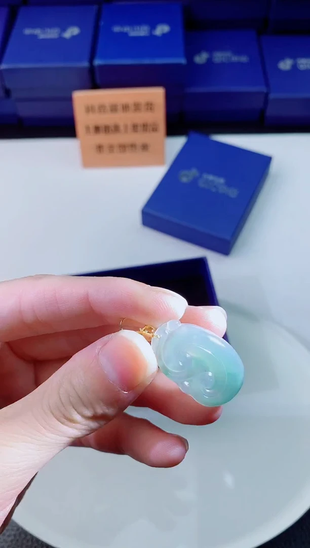 翡翠未镶嵌颈饰1