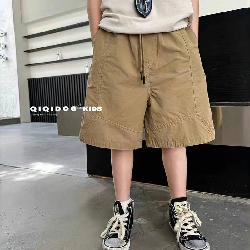 童装男童短裤速干儿童夏季薄款裤子2025新中大童夏装五分裤休闲裤