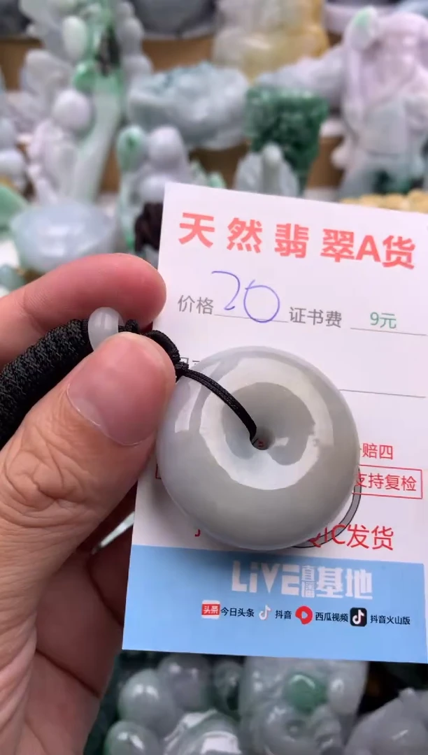 吊坠(不含链)未镶嵌翡翠1