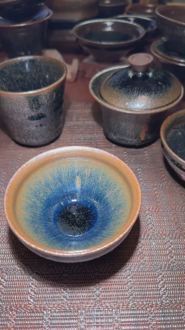 【闪购商品】茶盏通天龙窑柴烧建盏