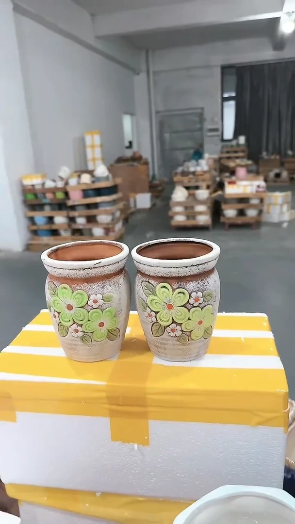 高温陶瓷花盆+E17