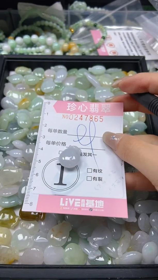 翡翠未镶嵌颈饰闪购0247865