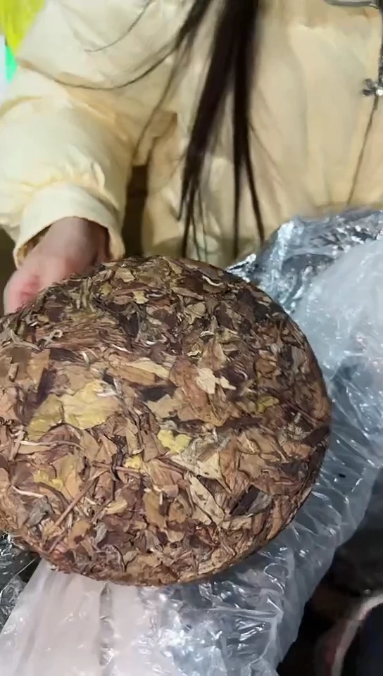 线香破损的茶饼大饼