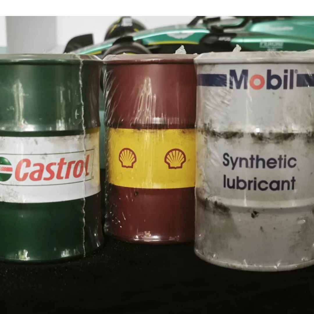 圆形金属废机油桶模型