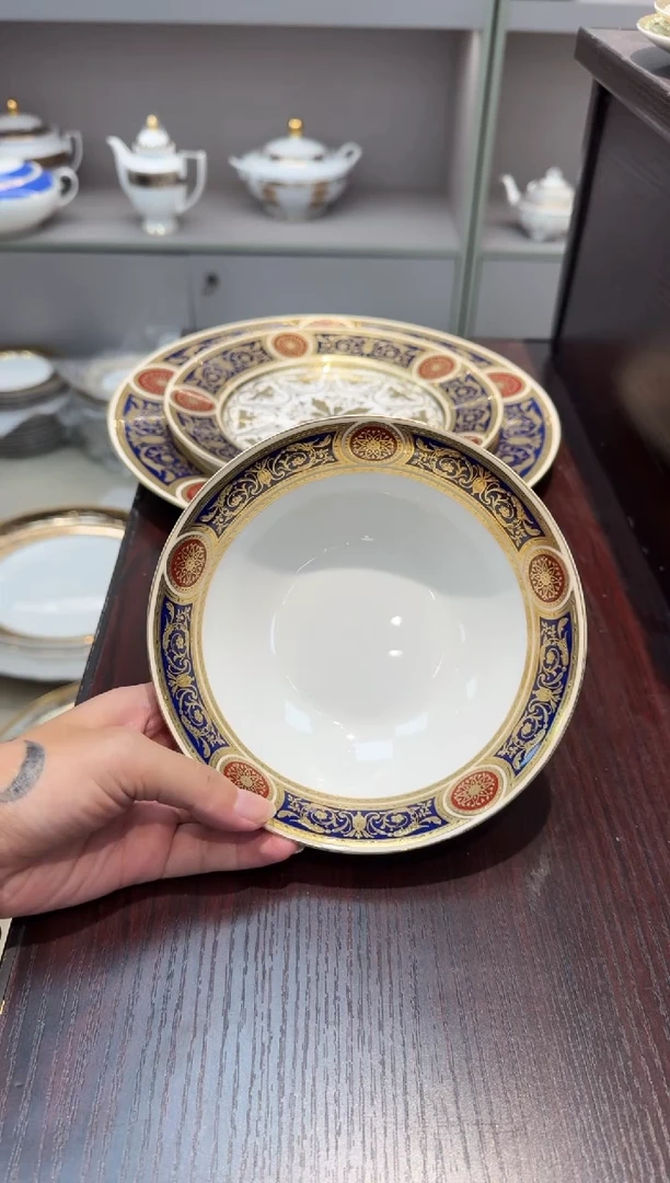 瓷片6英寸水果碗  1个