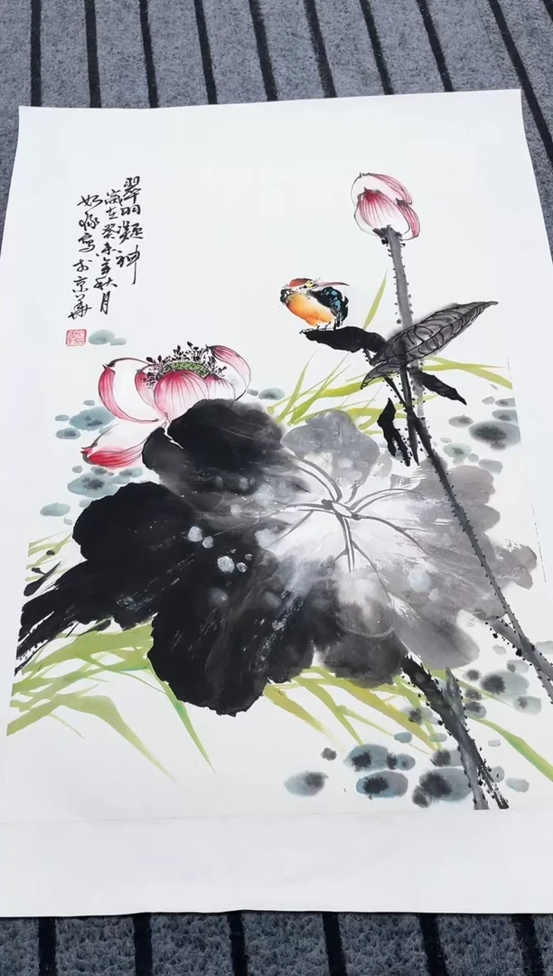 精品国画花鸟作品