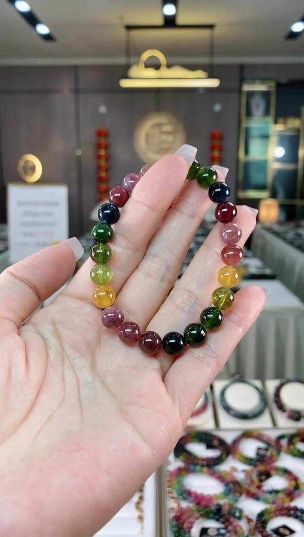 【闪购商品】碧玺单圈手串8mm+未镶嵌（多样性发一条 ) hon