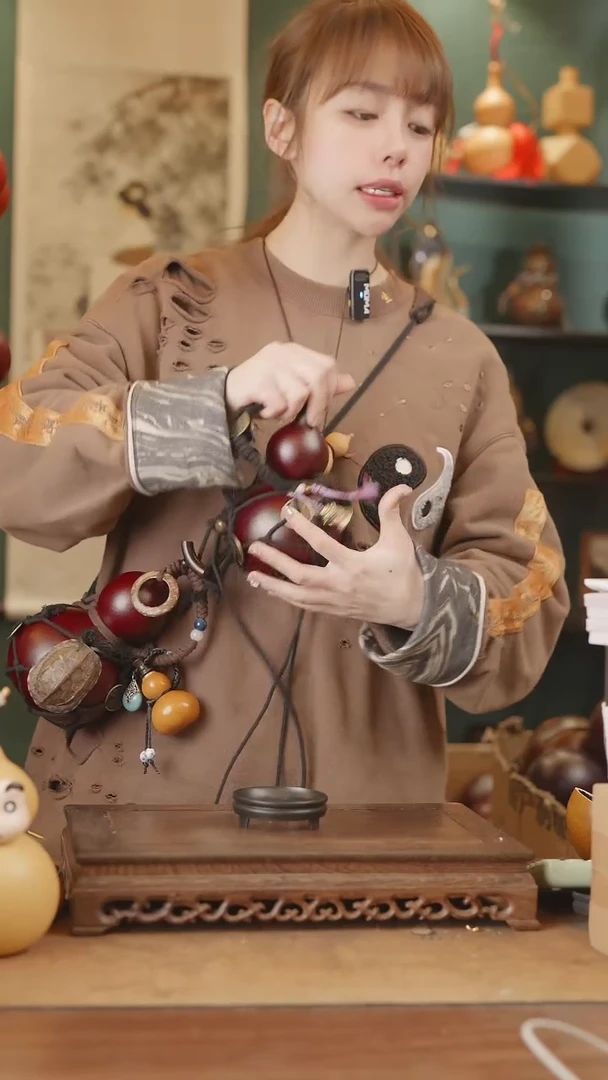 【闪购商品】158号精品天然大漆工艺防渗内胆酒葫芦~