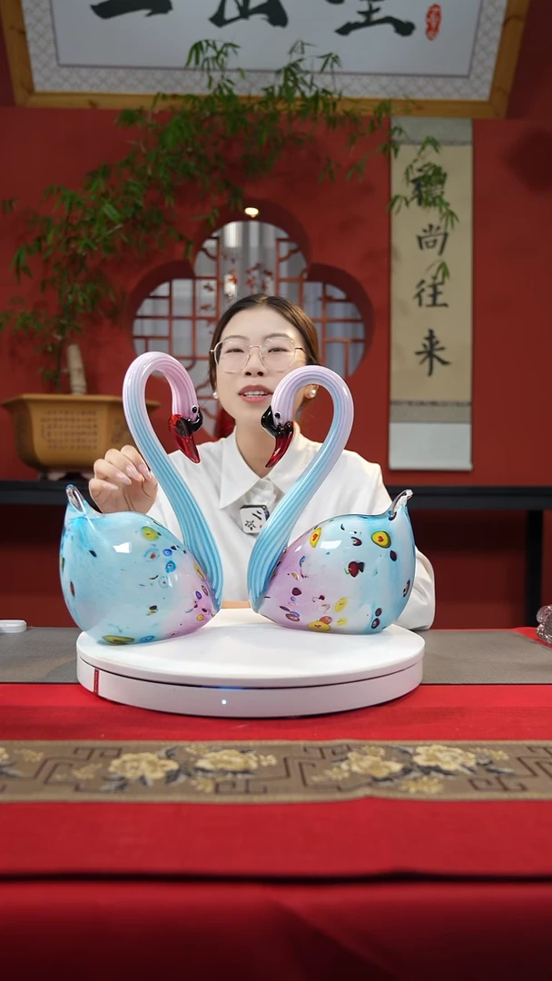 【闪购商品】琉璃手工艺品天鹅
