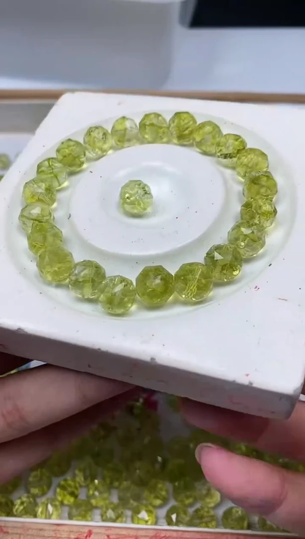 水晶珠宝半成品未镶嵌A1588 葡萄水晶切面10mm10个9.9元