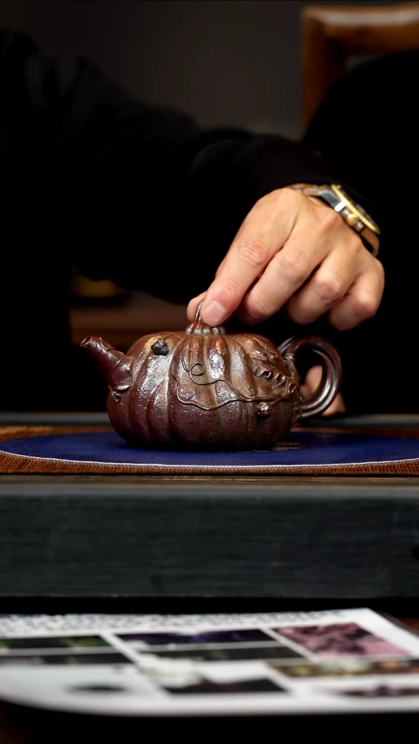 【闪购商品】紫砂茶壶CYL 紫御砂 南瓜21