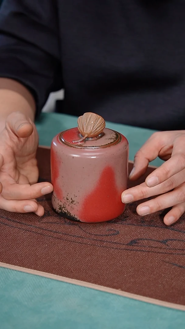 【闪购商品】瓷片40-1---莲蓬茶仓------