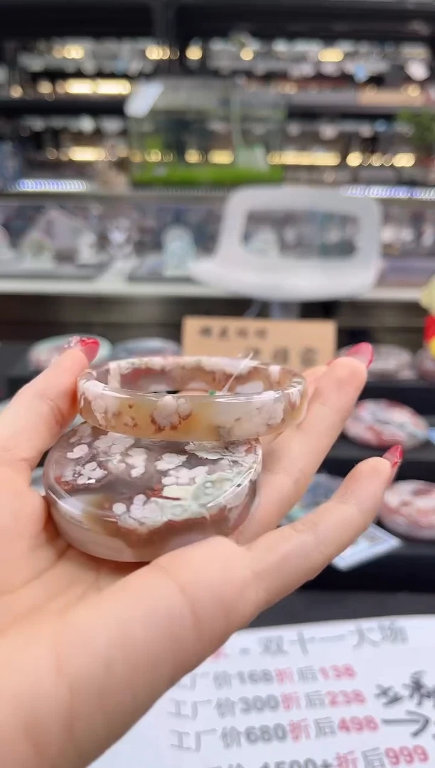 未镶嵌手镯石英质玉56圈口（赠品镯心）1888054