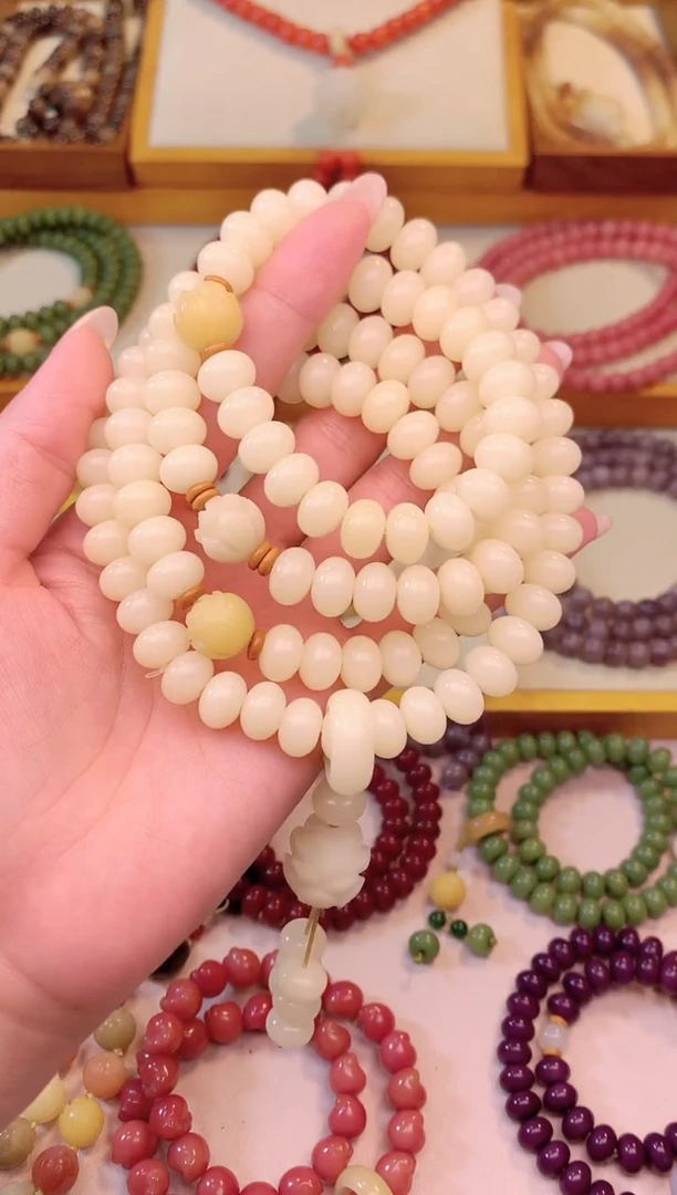 手串白玉菩提孤品3