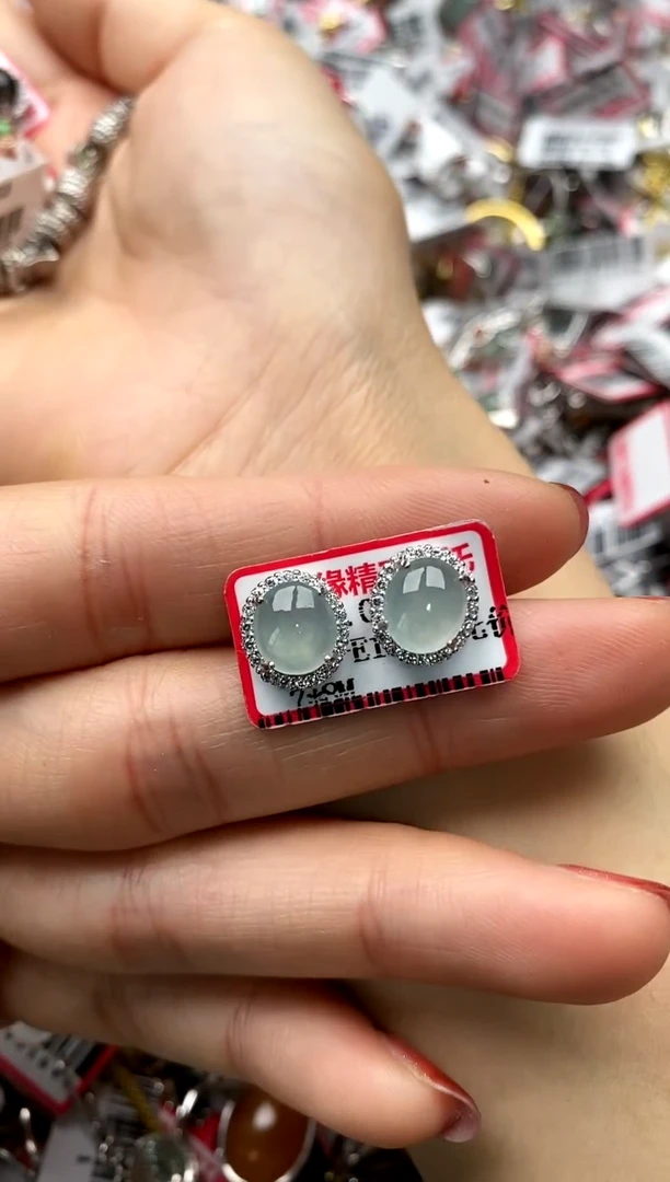 【闪购商品】翡翠戒指银S925镶嵌3333333     3