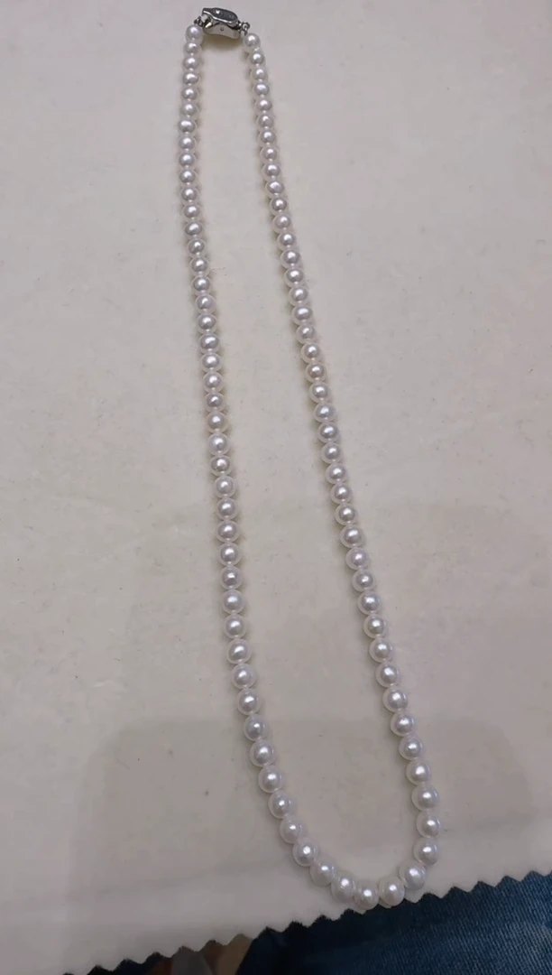 项链银S925镶嵌淡水珍珠多样性团购发一件