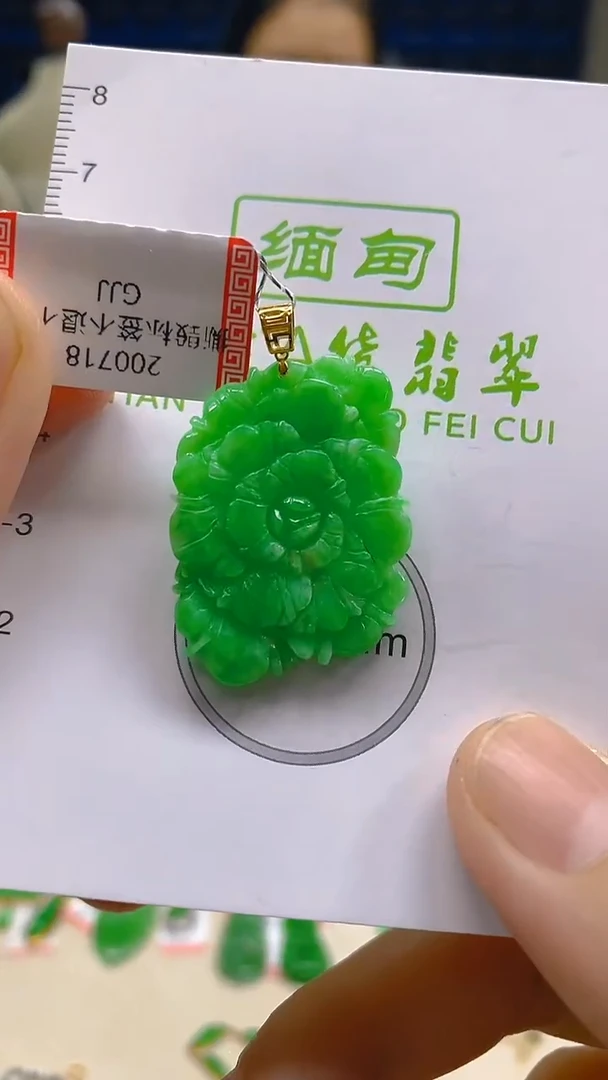 翡翠18K金镶嵌颈饰新号开播 全场乱卖