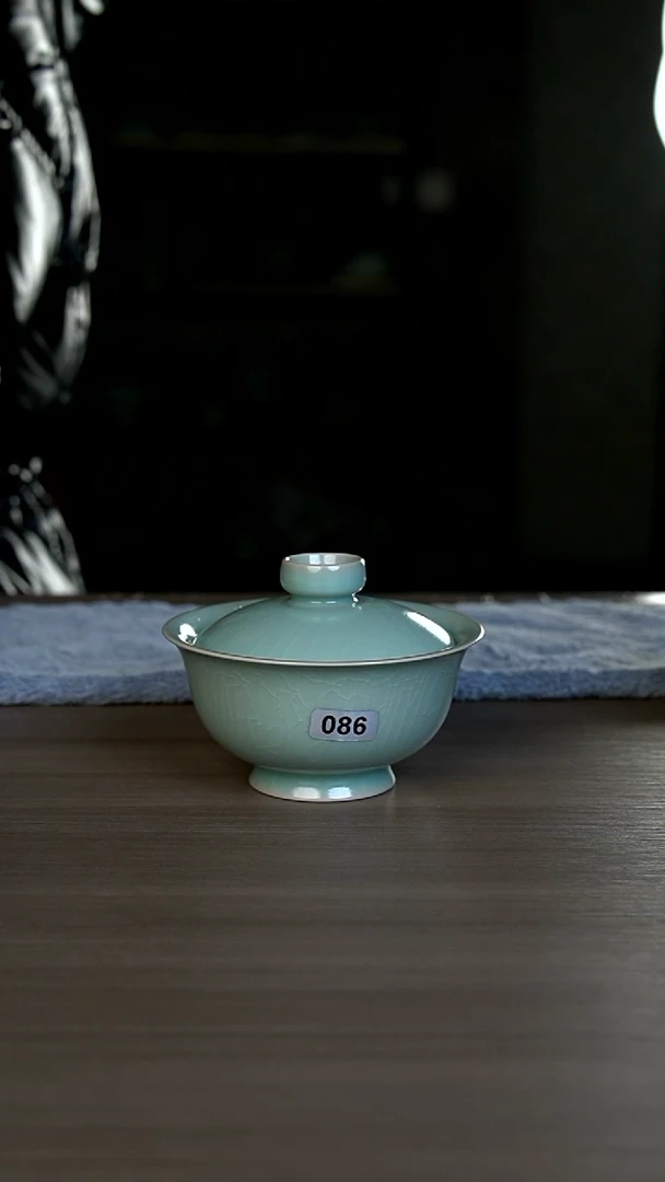 【闪购商品】杯086号仿古小乔盖碗微瑕开片