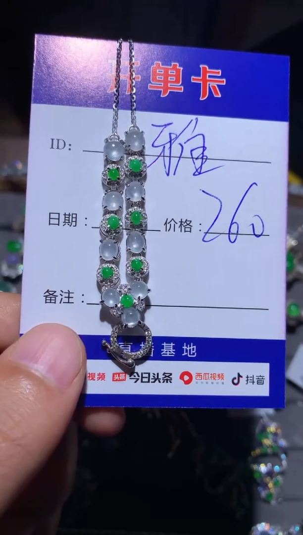 【闪购商品】翡翠颈饰银S925镶嵌向 雅欣工艺品