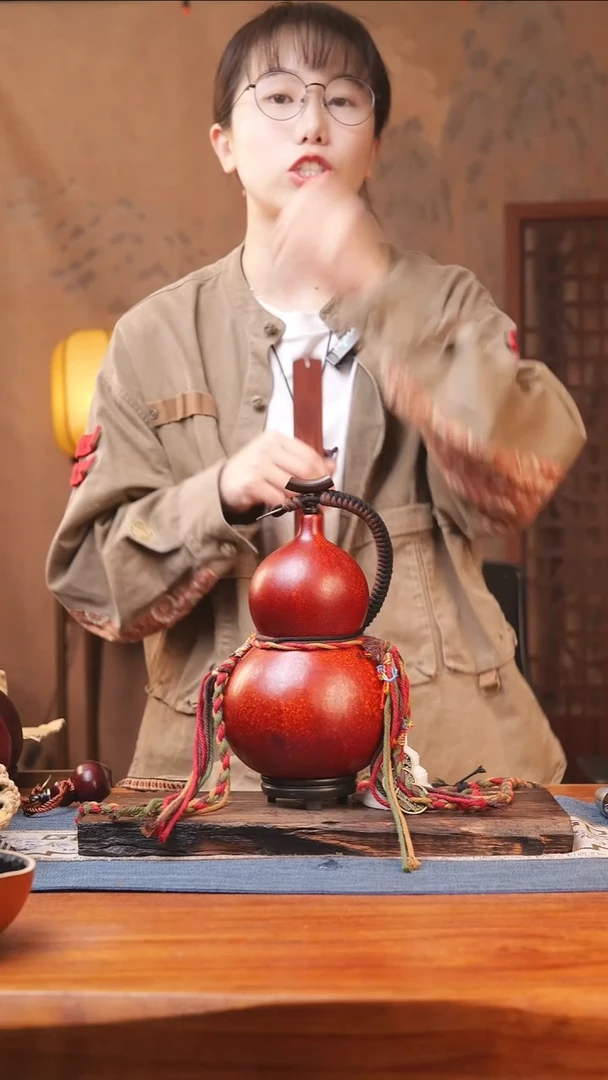 1302号链接精品大漆葫芦现货现发[一物一拍]