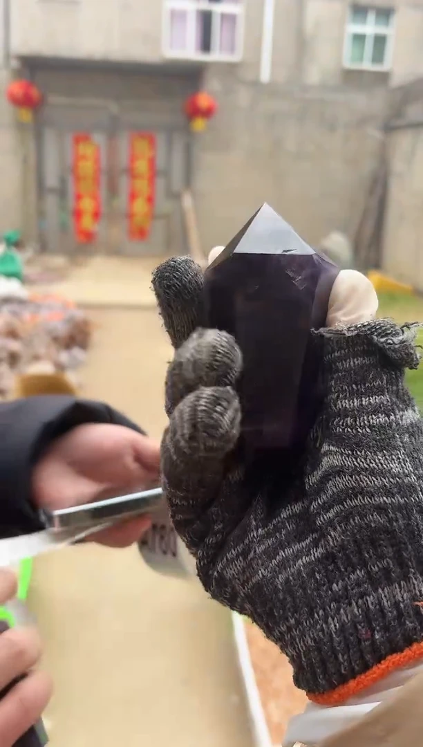 【闪购商品】水晶摆件未镶嵌紫水晶柱子773